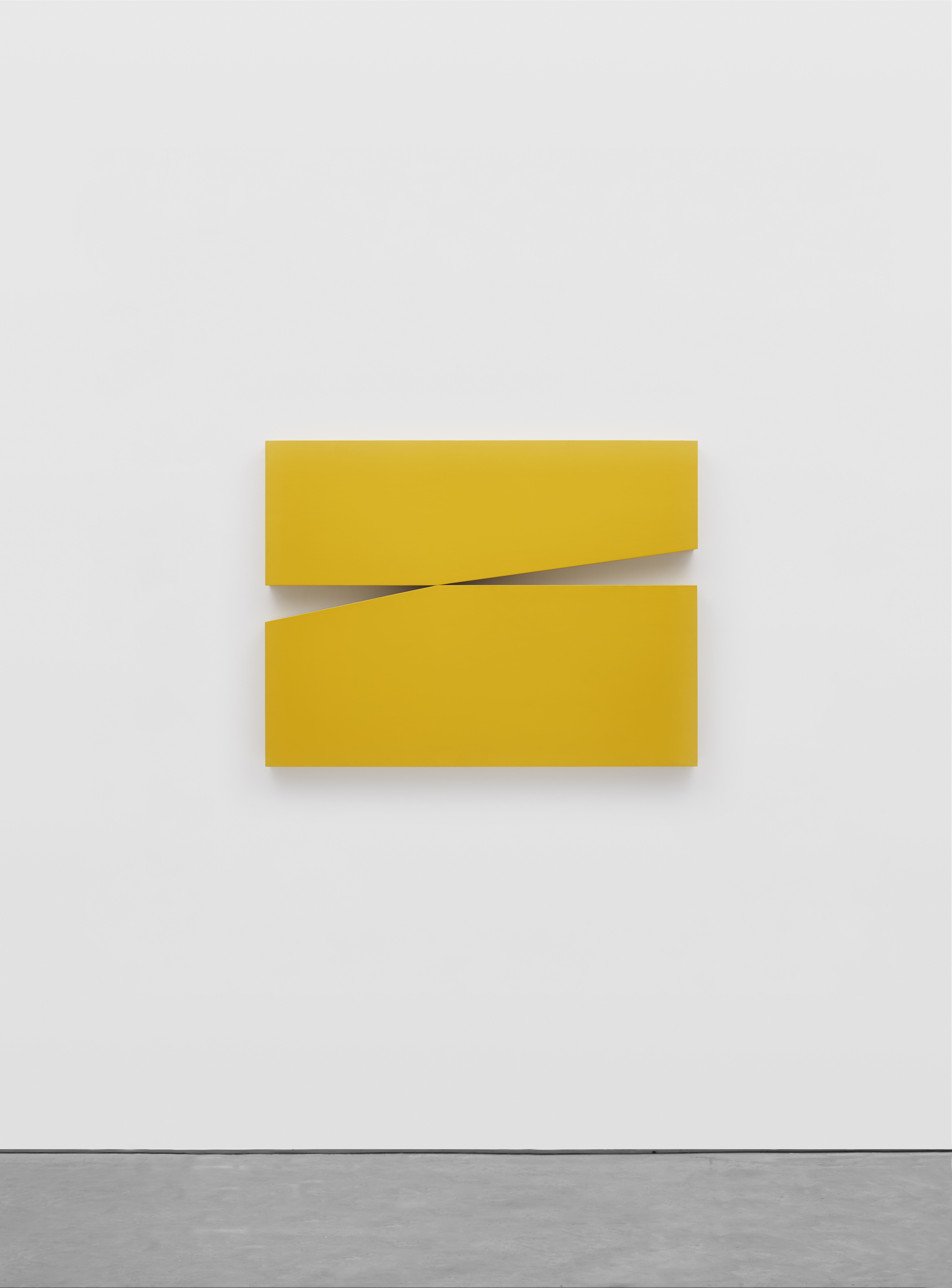 Amarillo "Uno" by Carmen Herrera