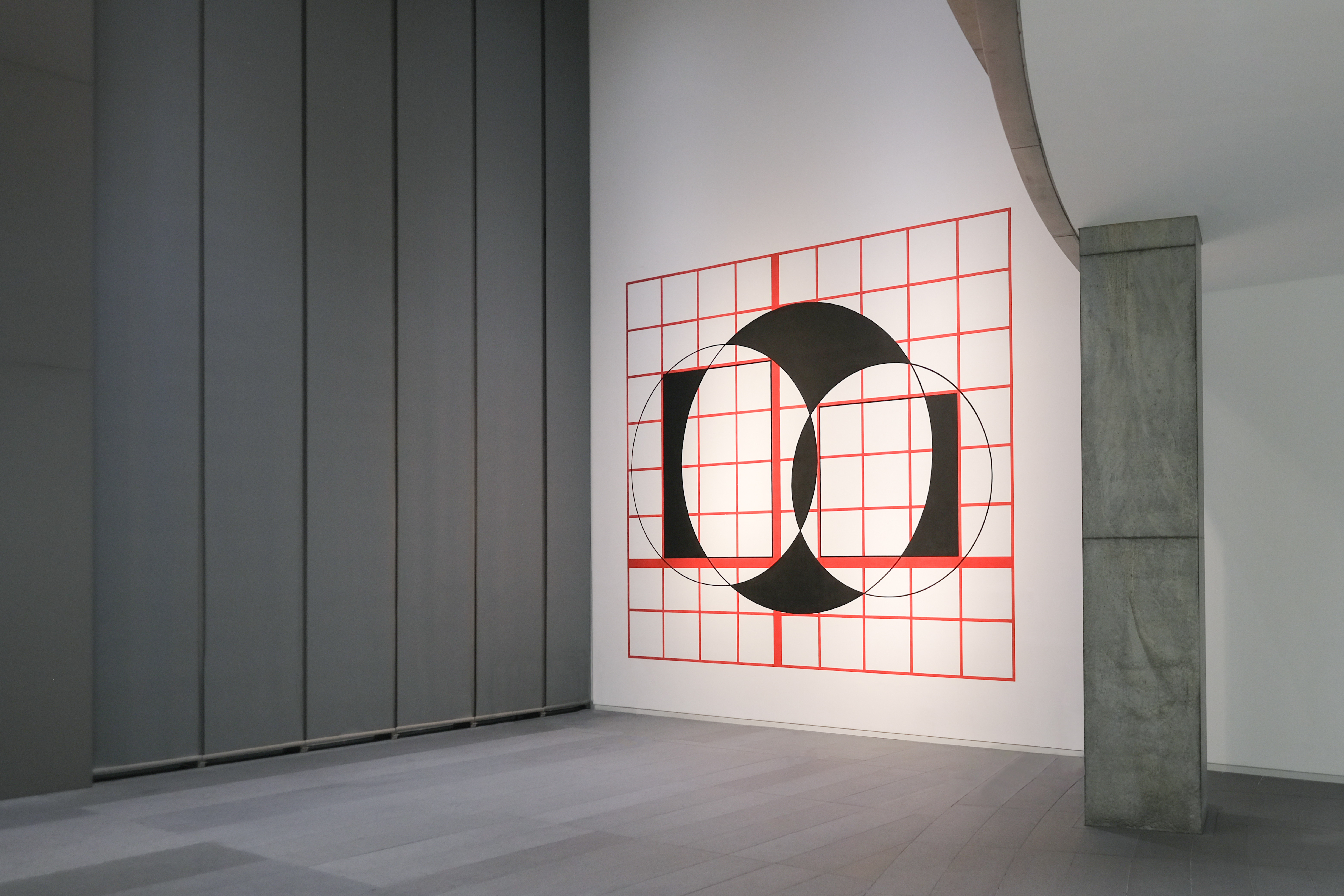 Language Series – 3 Circles and 2 Squares by Channa Horwitz