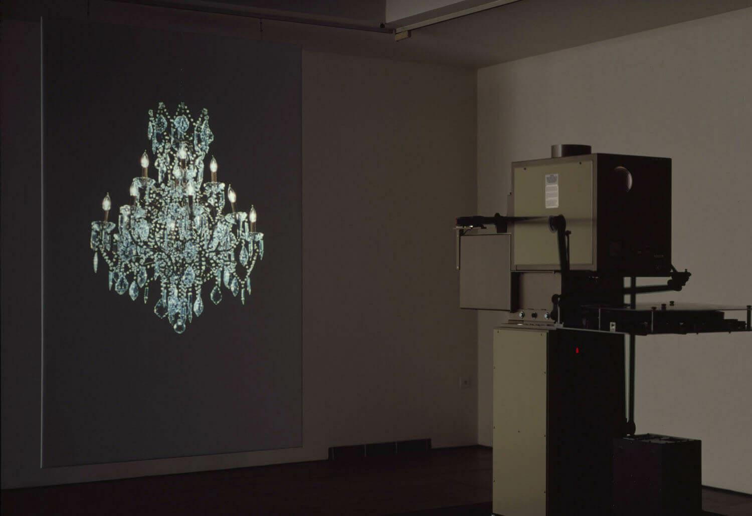 Torqued Chandelier Release by Rodney Graham