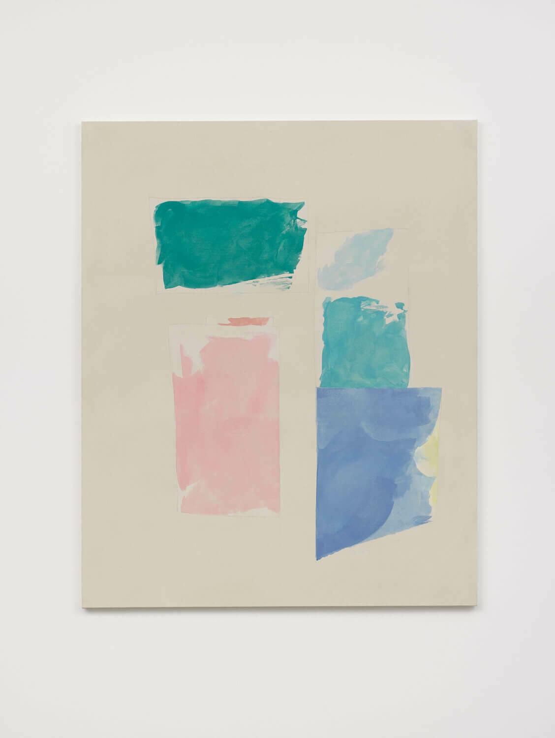 Turquoise, Blues, Pink by Peter Joseph