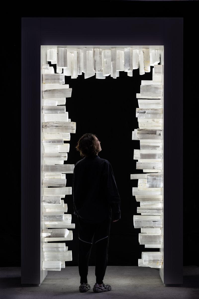 Selenite Portal by Marina Abramović