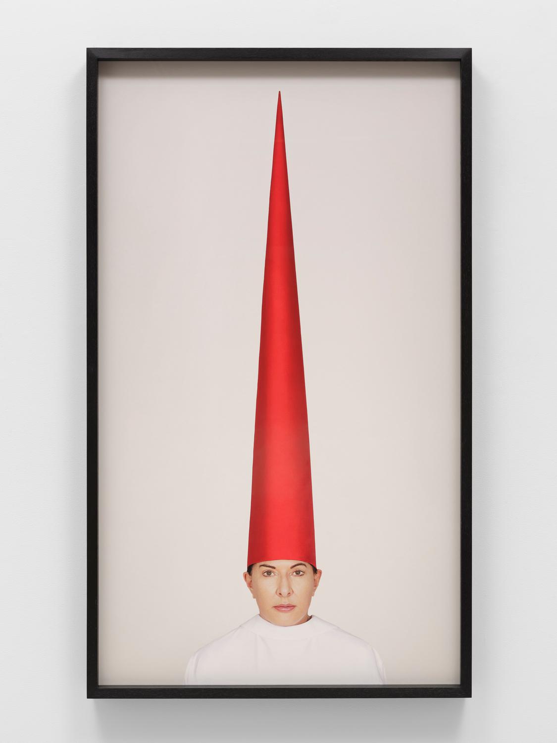 Energy Hat (Eyes Open) by Marina Abramović