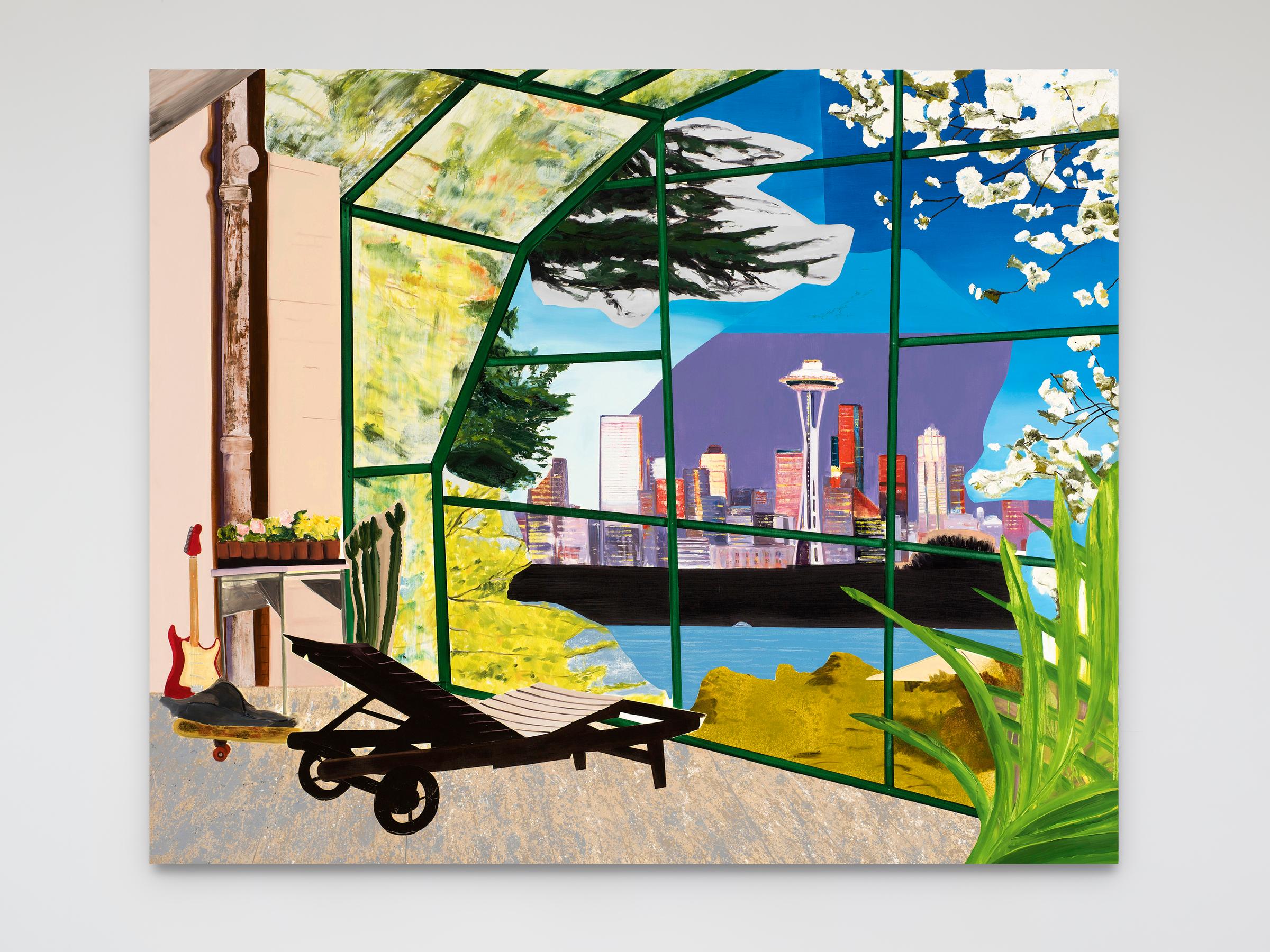 Kurt Cobain’s Greenhouse by Dexter Dalwood