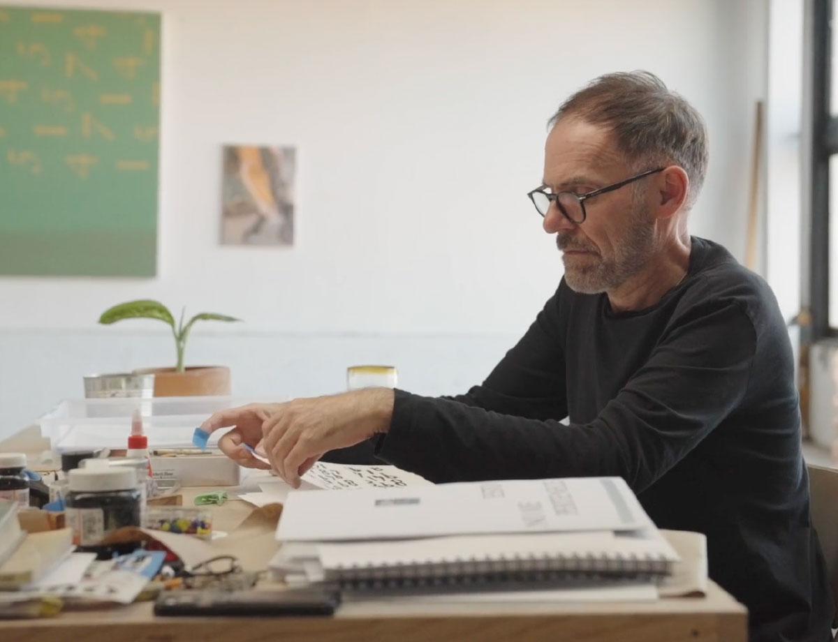 Dexter Dalwood’s studio in Mexico City