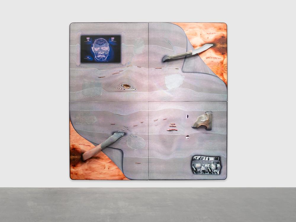 Skin-screen: revealed (quadriptych) by Tishan Hsu