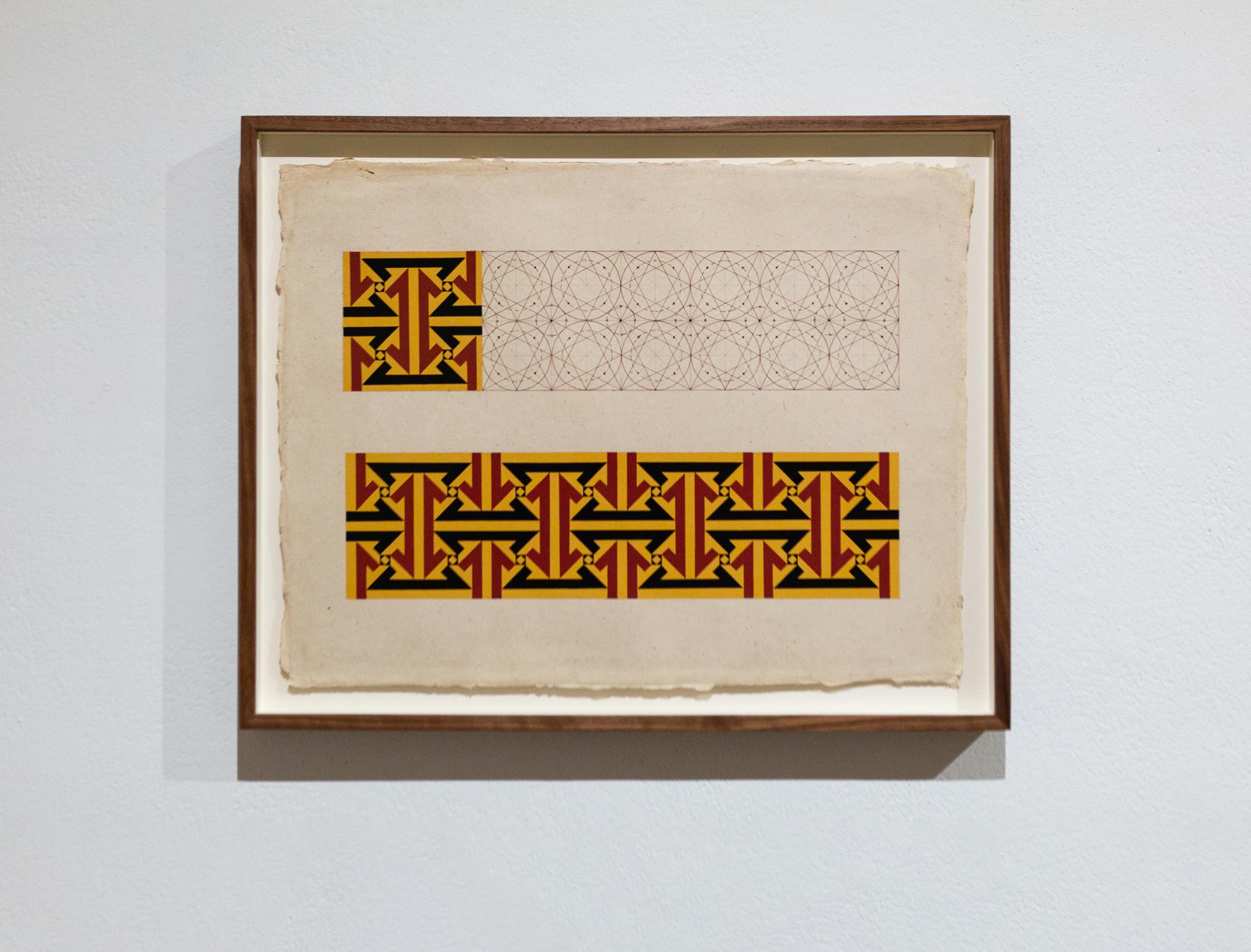 Study Drawing 6 from the Standing by the Ruins III series by Dana Awartani