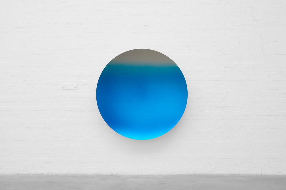 Clear to Oriental Blue Satin by Anish Kapoor